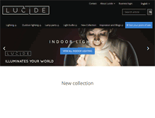 Tablet Screenshot of lucide.be